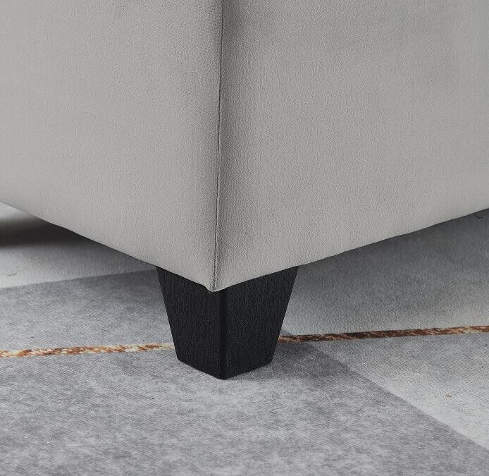 Upholstered storage rectangular for bench Entryway Bench Bench Entryway Velvet