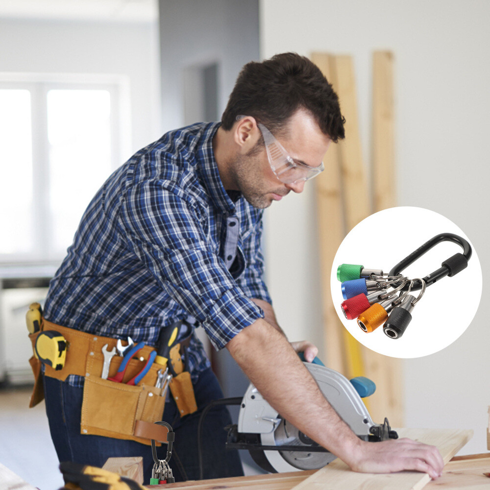 Drill Bit Keychain Holder Keychain Screwdriver Drill Bit Holder Bit Set Tool