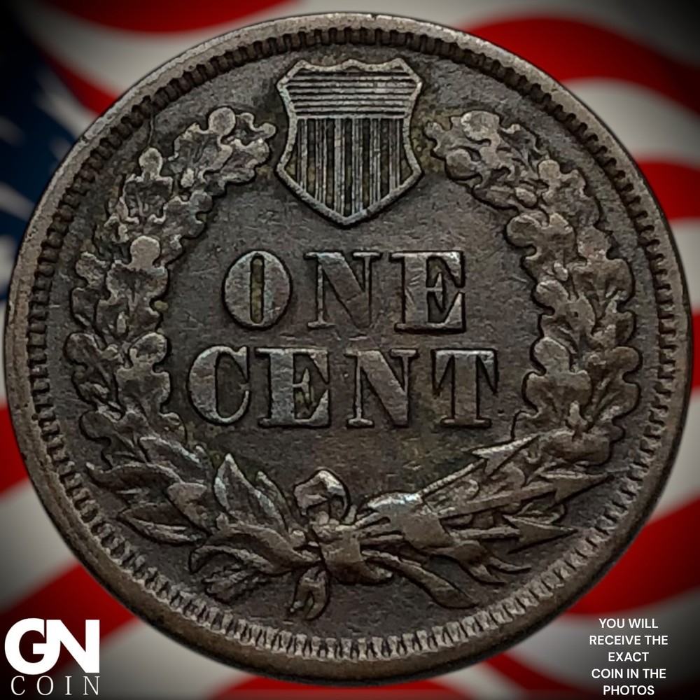 1865 Indian Head Cent Penny Z6806