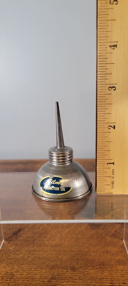 Vintage Filmo projector oil can