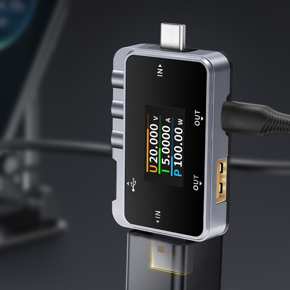 FNAC 28 USB Voltage Meter with Fast Charging Protocol Detection Features