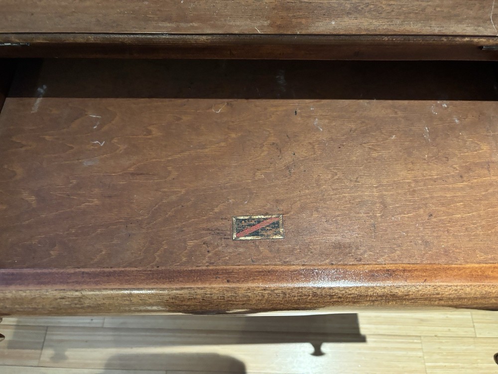 Antique Cherry Queen Anne Desk