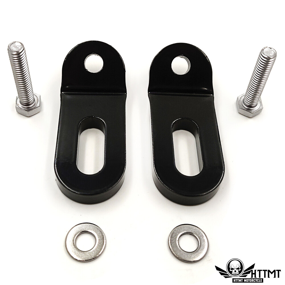 Black Touchless Tie-Downs for Harley Touring Road King Electra Glide