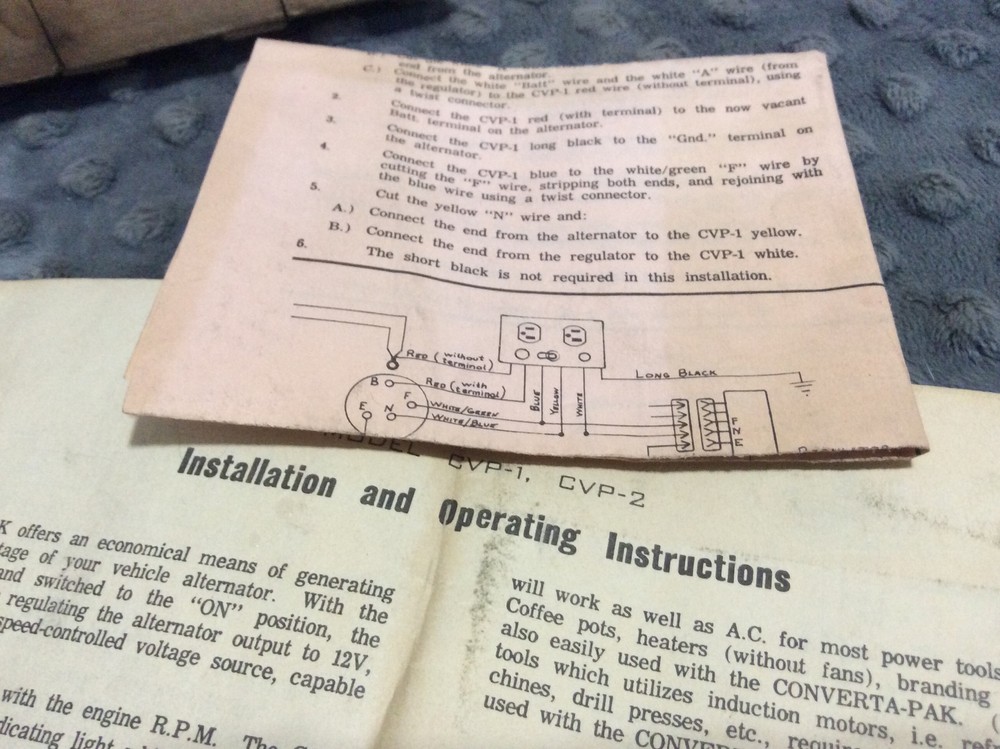 Converta - Pak ~ Voltage Converter Model CVP-1