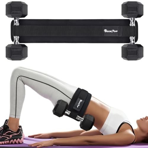 Adjustable Hip Thrust Belt Slip-Resistant Padding Booty Belts for Glutes -