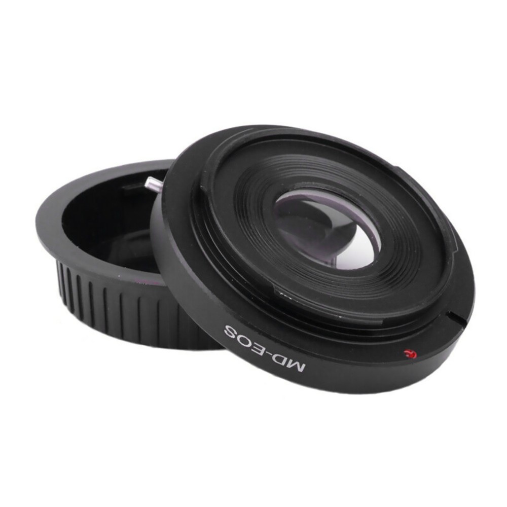 MD-EOS Adapter Ring Mount For Minolta MD Lens For Canon EOS EF Optical Glass