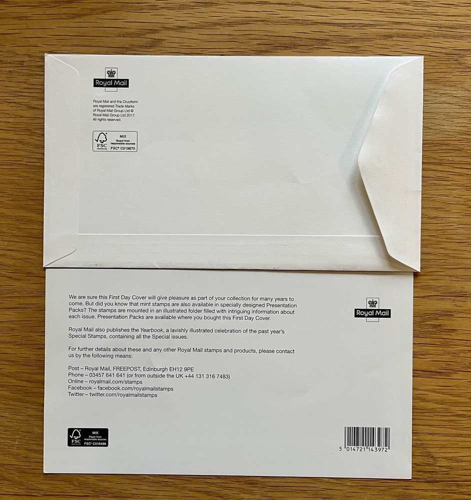 DAVID BOWIE, FIRST DAY COVER WITH INSERT New Mint