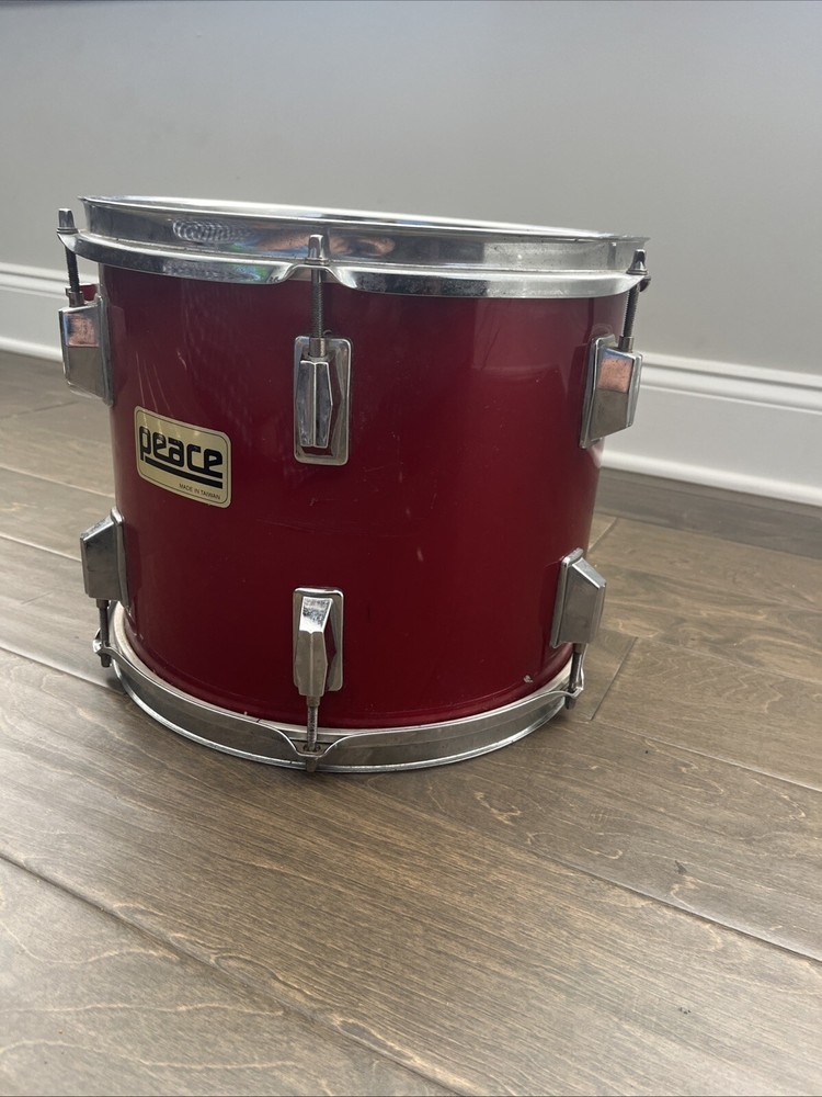 Peace 12” Red Tom Drum - Made In Taiwan