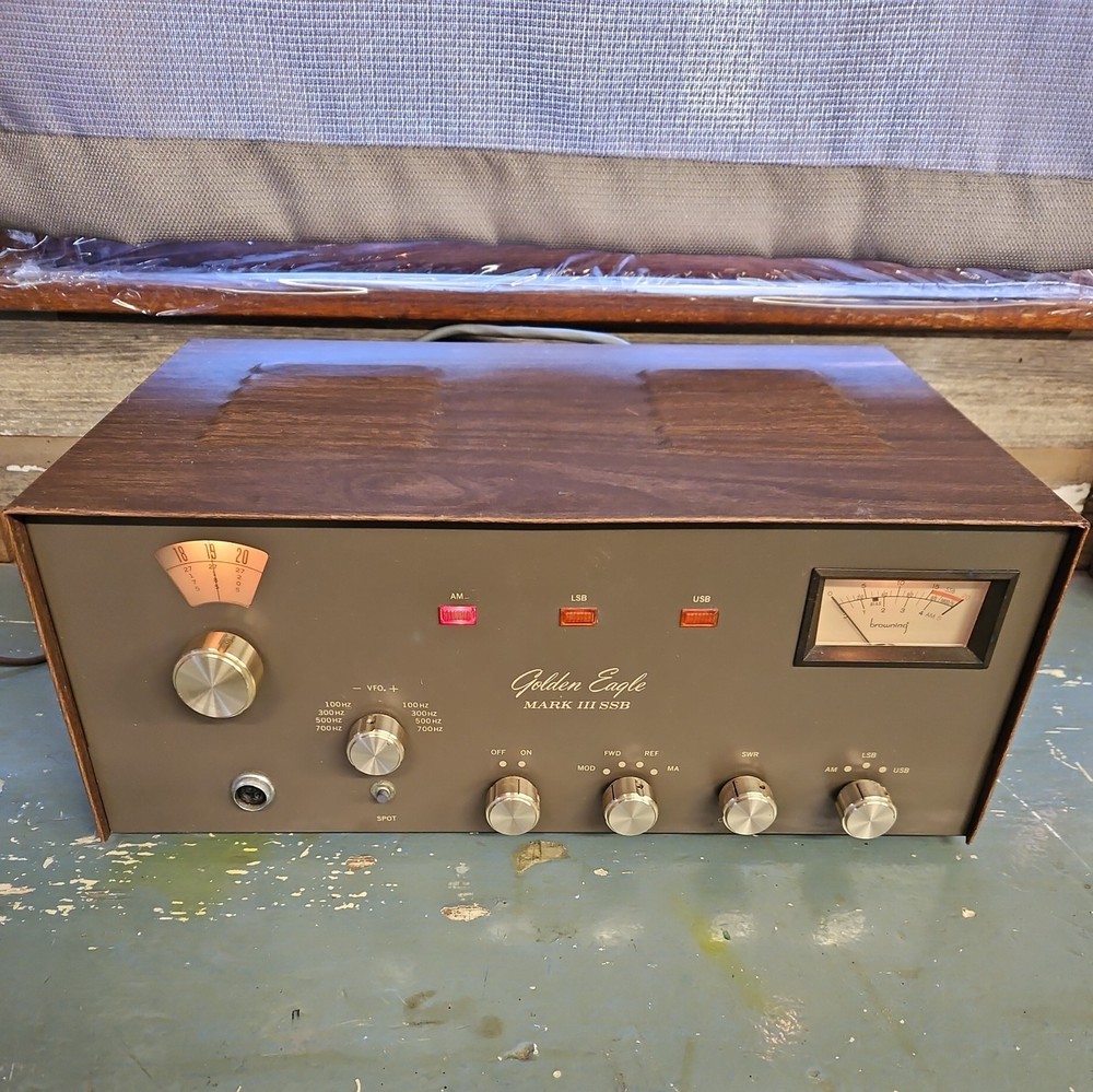 Browning Golden Eagle Mark 3 III Transceiver POWERS UP NOT TESTED (READ)