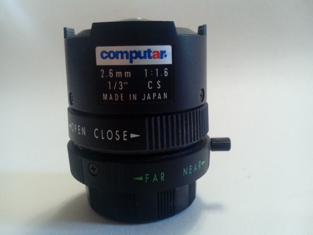 2.6mm 1:1.6 1/3" CS CCTV Camera Lens Computar Brand Security Camera Lens