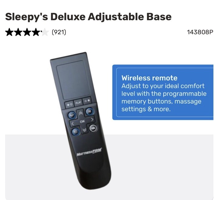 Sleppy’s Deluxe Adjustable Base