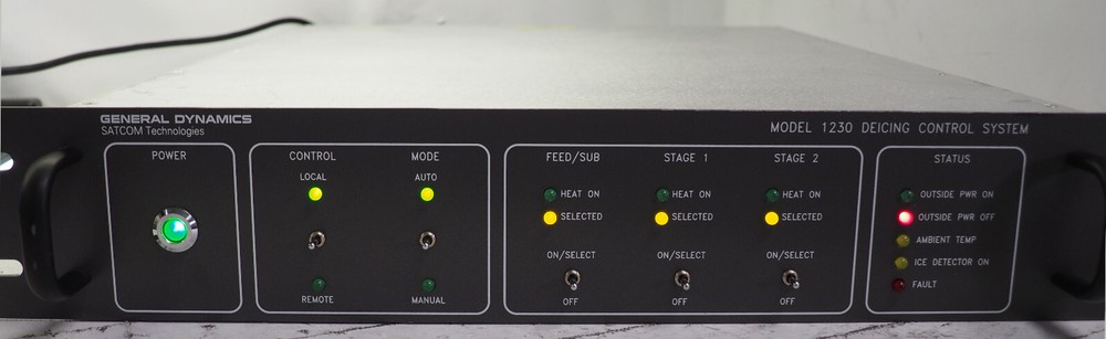General Dynamics Satcom Technologies Model 1230 Deicing Control System 201487-01