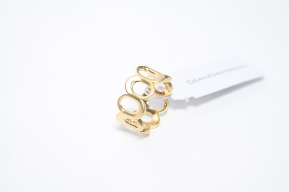 NWT Dean Davidson Crosby Link Ring Gold Size 8