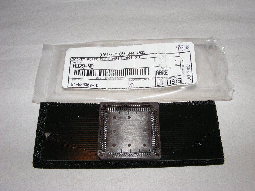 Aries Socket Adapter 84-653000-10 PLCC/84PIN .600 DIP (a16)