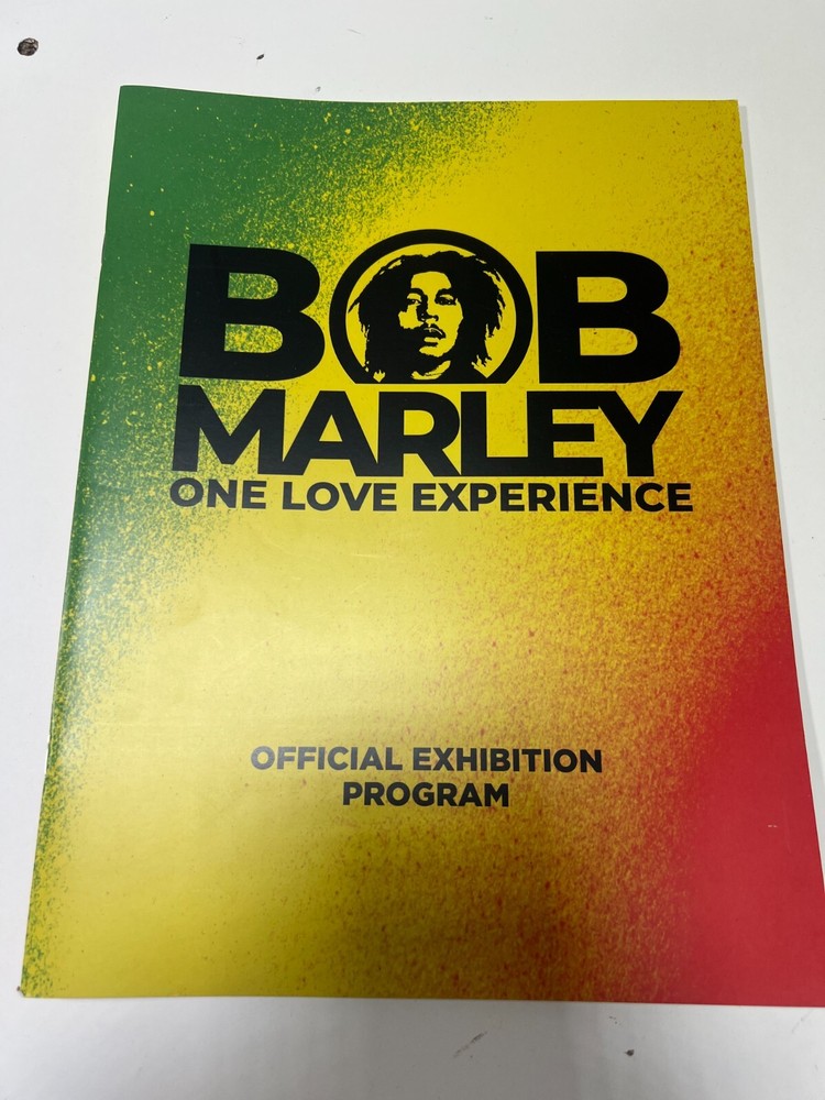 BOB MARLEY ONE LOVE EXPERIENCE BOOK PROGRAM  NEW!! ORIGINAL, OFFICIAL