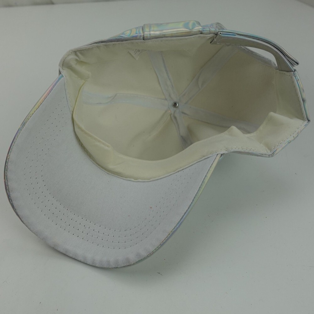 Gertex Shiny Silver Youth Ball Cap Hat Adjustable Baseball