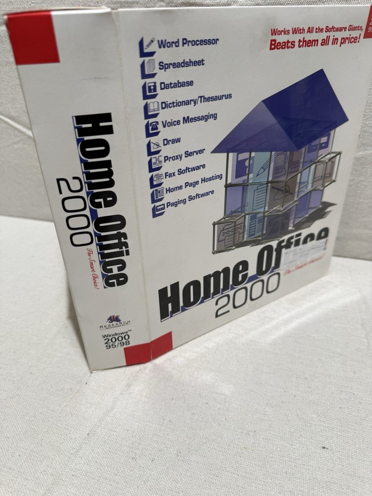 Home Office 2000 Software Suite PC CD-ROM Windows 95 98 2000 New