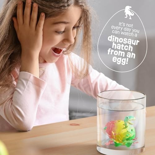 Dinosaur Hatching Surprise Eggs for Kids - 6 Pack - Grows 600% - Dino Egg