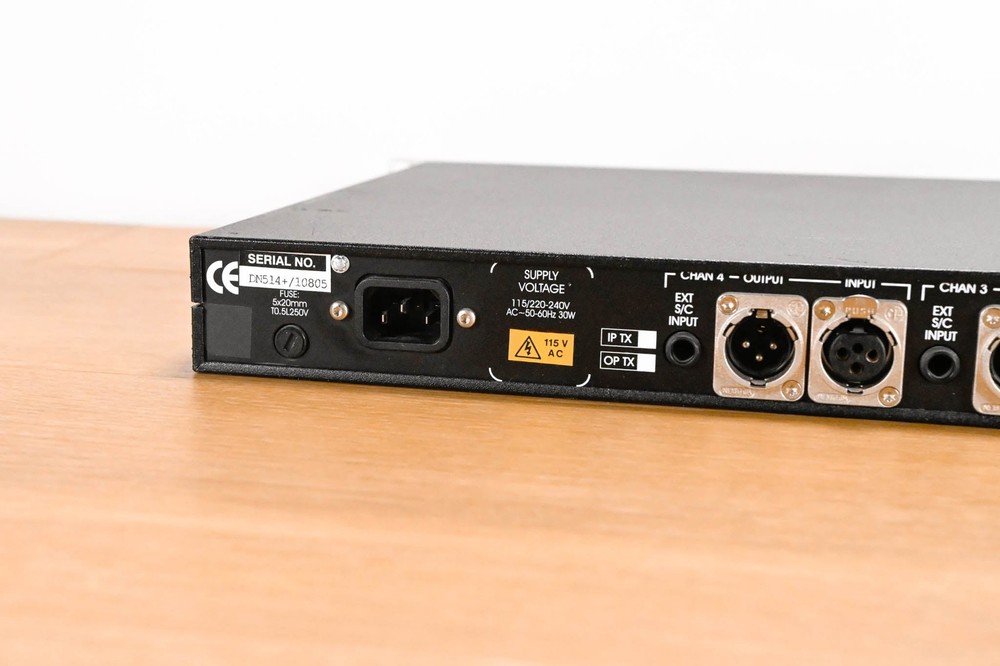 Klark Teknik DN514+ 4-Channel Auto Gate Dynamic Processor CG01XVZ