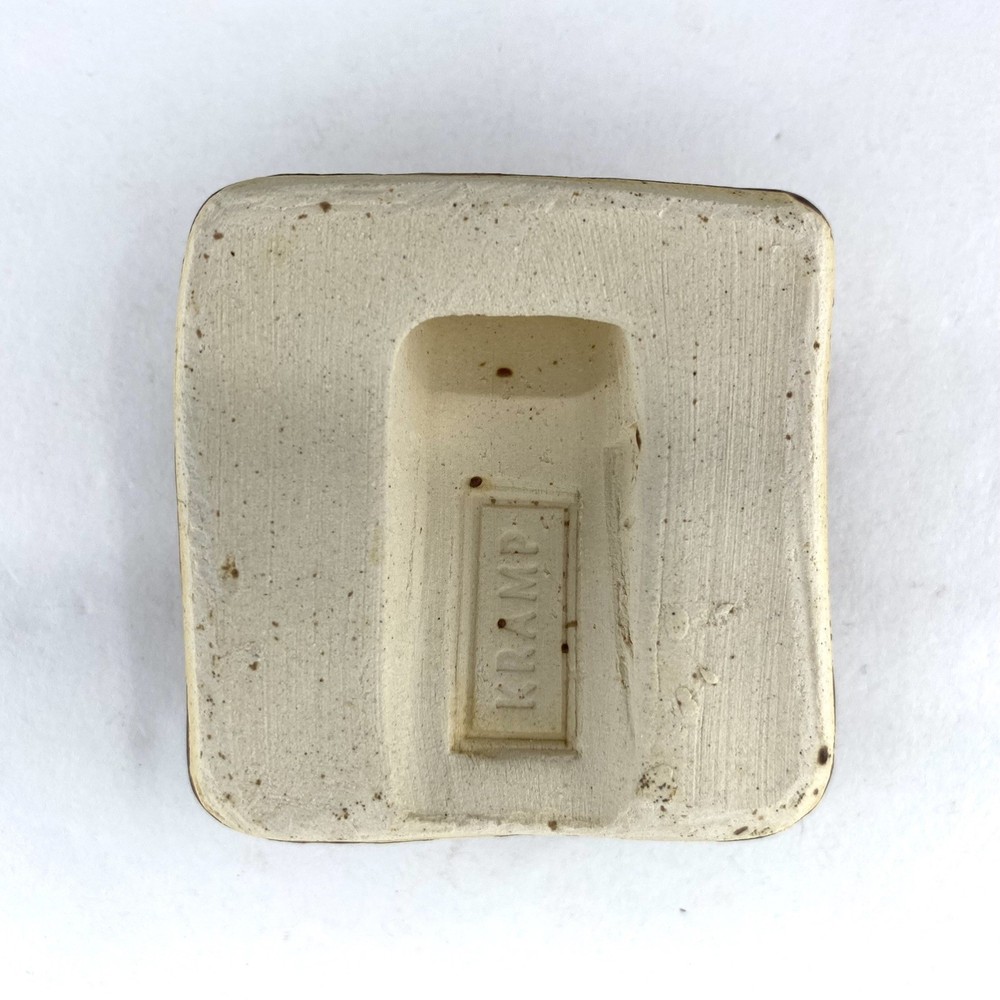 Green Thumb 2x2" Ceramic Art Tile by Gretchen Kramp