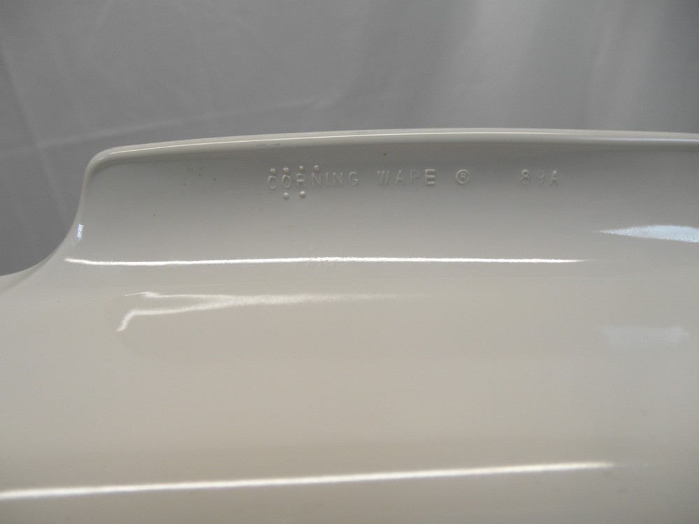 Corningware Abundance Rectangular Lasagna Baker Roast Dish Cream Color