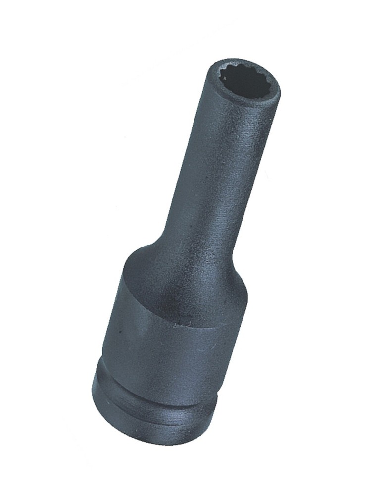Genius Tools 1/2" Dr. 27mm Deep Thin Wall Impact Socket (12-Point) (CR-Mo) - ...