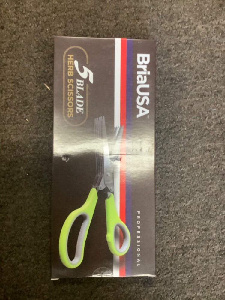 Stainless Steel 5 Blade Professional Shredding Scissors Sharp Herb Kitchen Tool