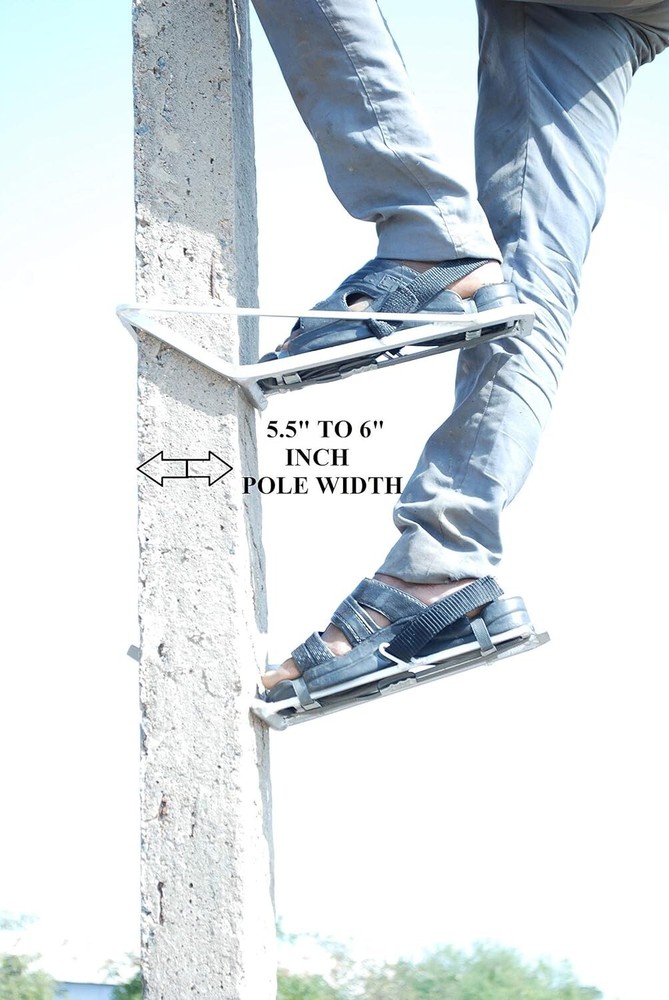 Electrical pole climbing clip 9.1 meter pole