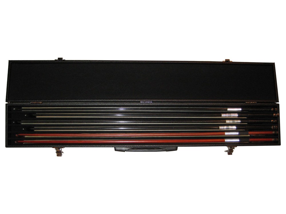 6-Violin/Viola/Cello Bow Case, Light Strong Two Latches and One Handle