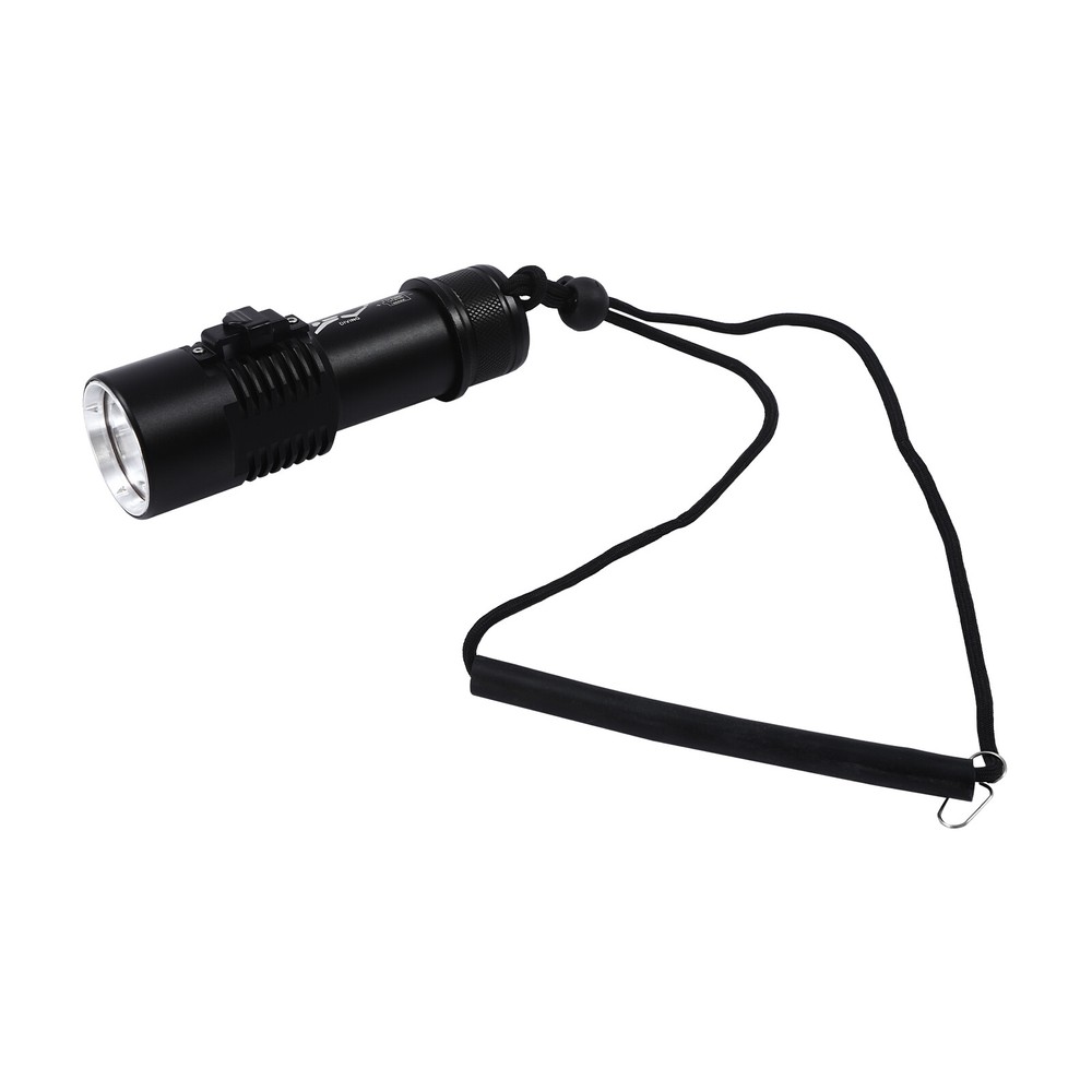 100m Underwater LED Scuba Dive Light Waterproof Rechargeable Diving Flashlight