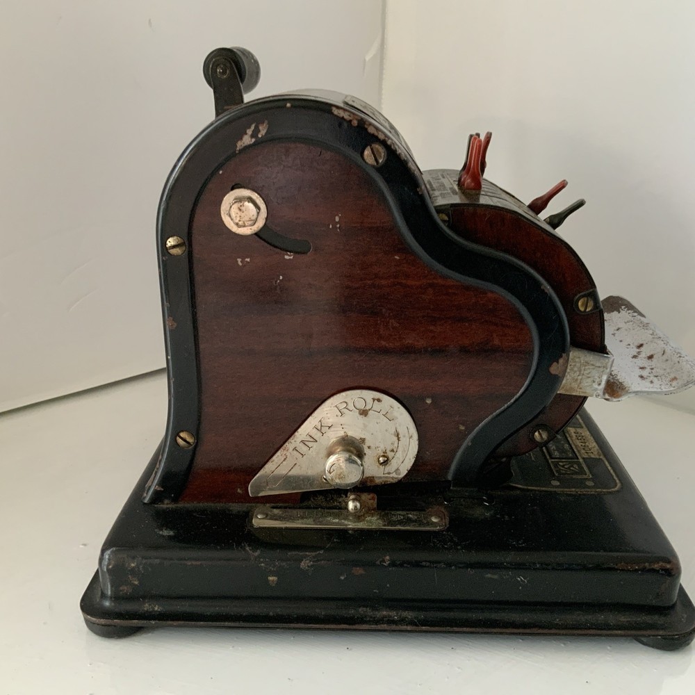 Vintage F E LIGHTNING Check Writer