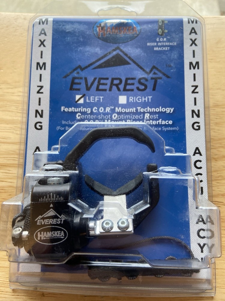 Hamskea Everst Left Hand Cor Interface Mount Arrow Rest