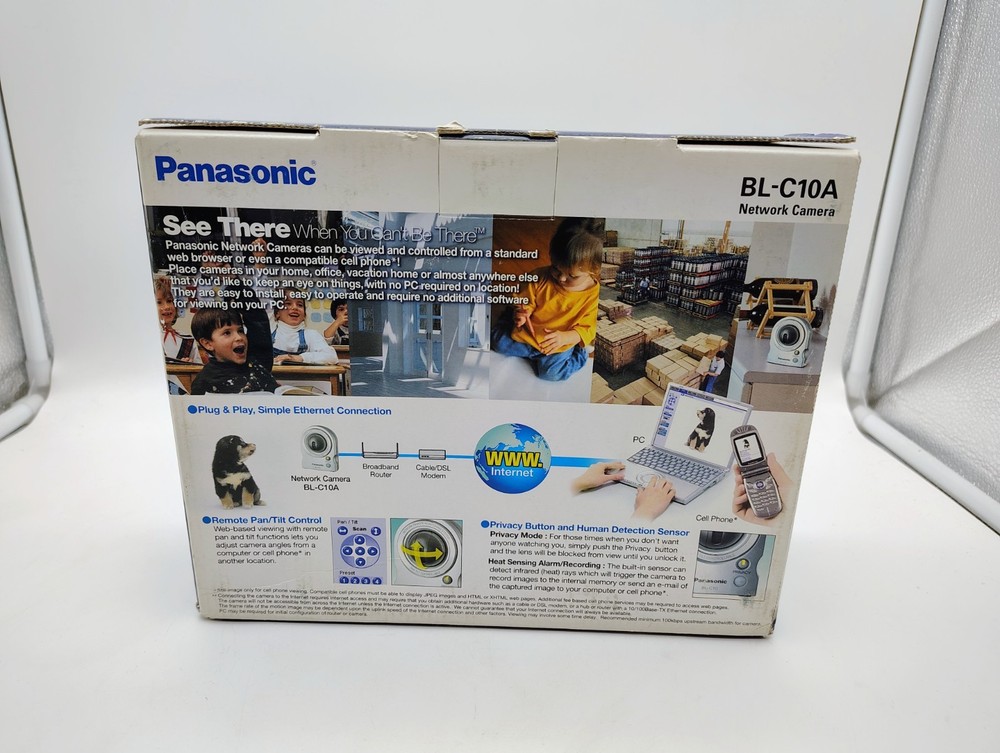 Panasonic BL-C10A Pan Tilt Remote IP Network Security Camera