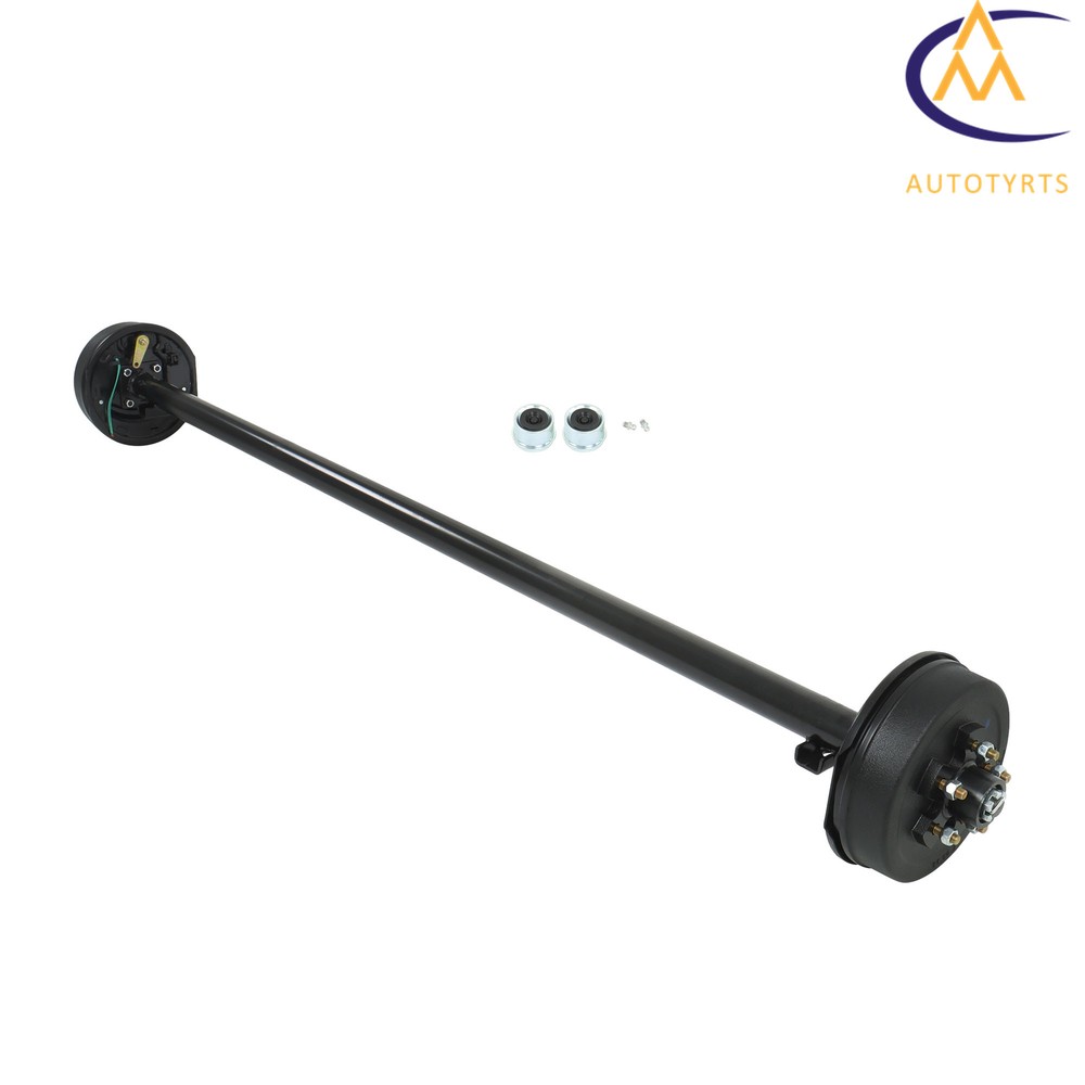 3.5k TK Trailer Axle Electric Brake 5 lug Boat Cargo Dump RV Utility Axle 3500lb