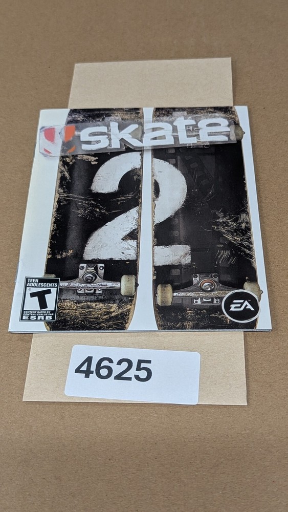 Skate 2 - PS3 - Manual Only **NO GAME!