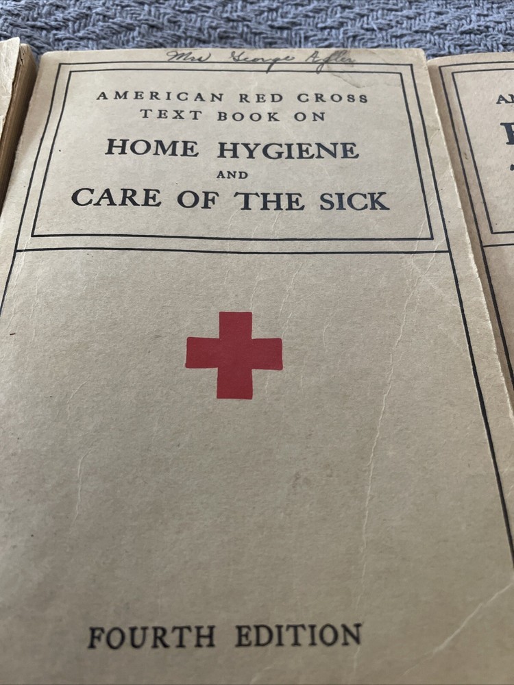 Vintage Red Cross First Aid Text-Books