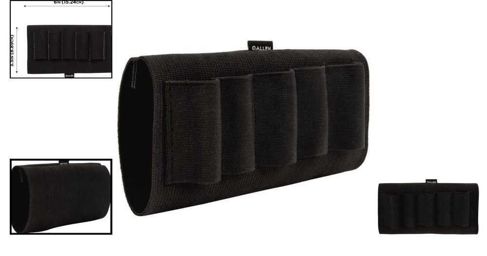 Essential Hunting Accessory: Allen Buttstock Shell Holder - 9 Shell Capacity