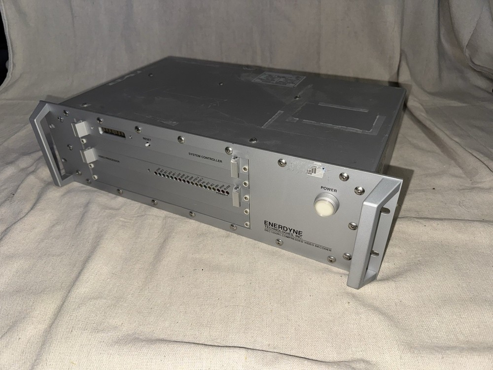 ENERDYNE DEC1000R5 Compressed Video Decoder w/ 2 Module Cards