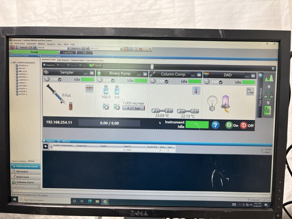 Shimadzu IRAffinity-1 FTIR computer with software