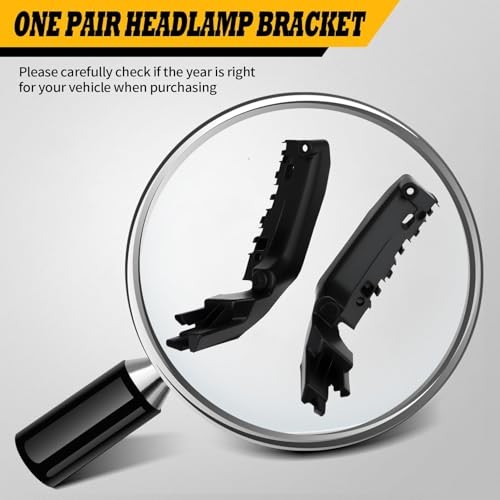 Front Bumper Headlight Support Brackets 1 Pair Compatible with 2014-2016 Grand