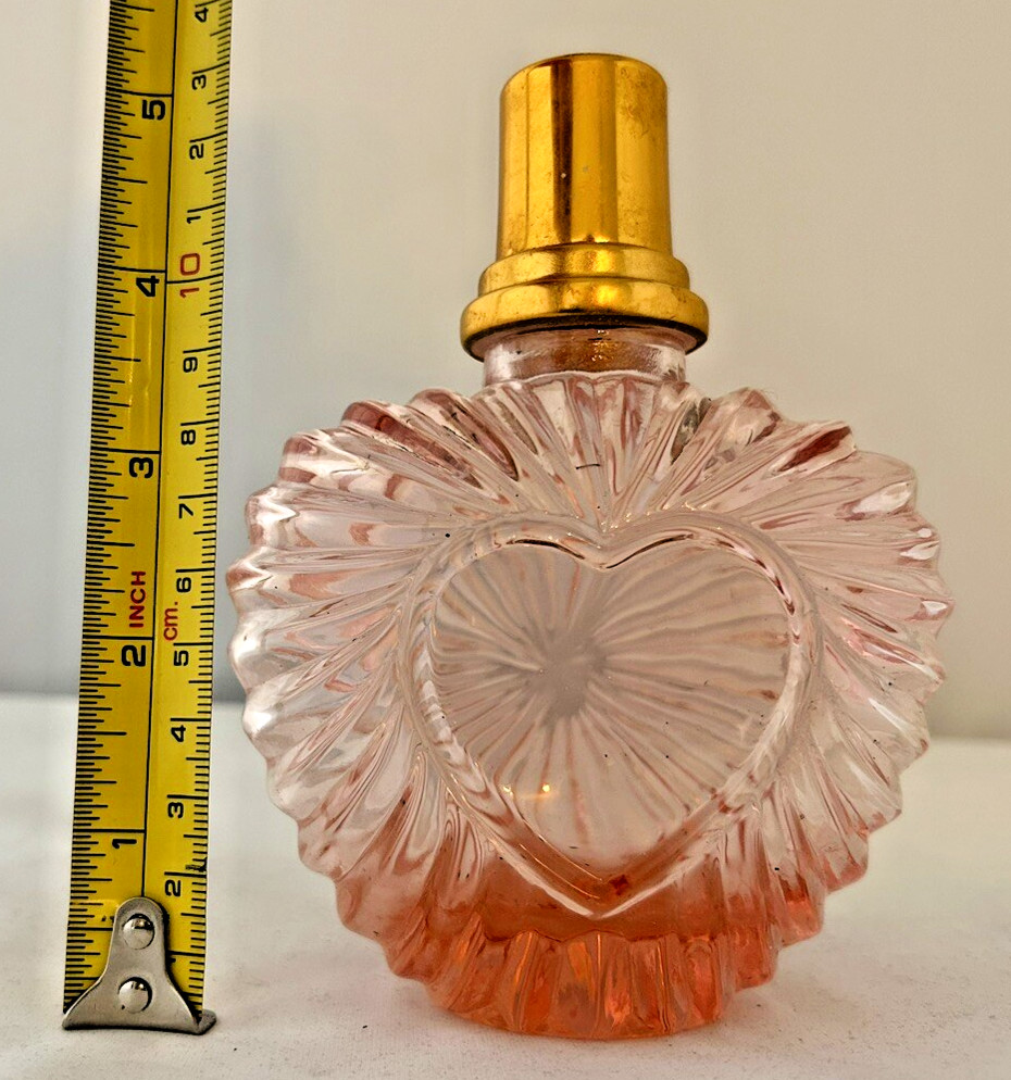 Pink Heart Perfume Base Jar for Atomizer
