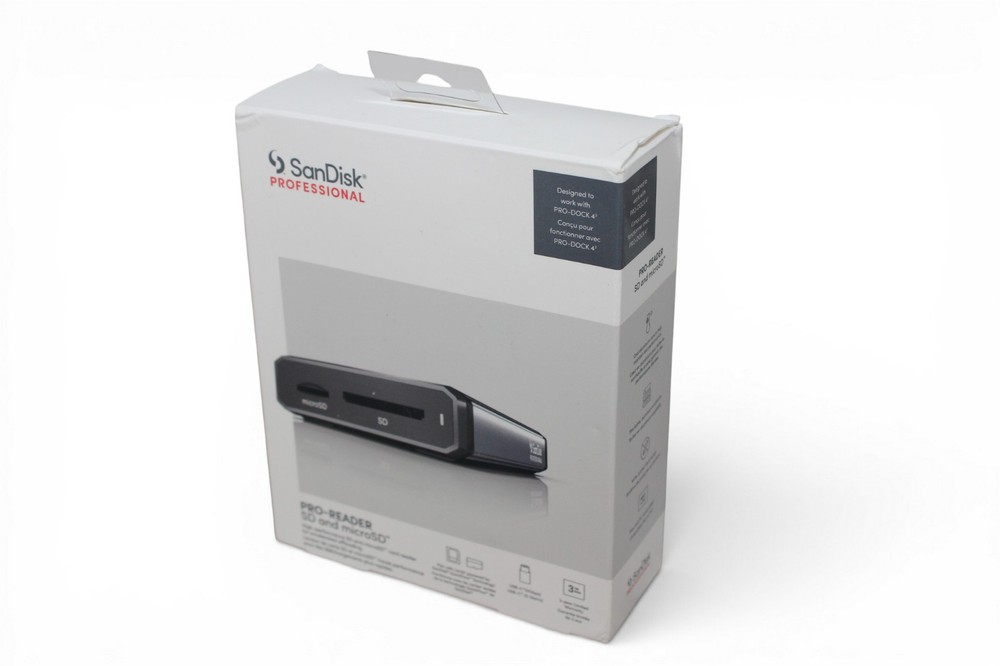SanDisk Professional PRO-READER SD & MicroSD Reader USB C Works W Pro Dock 4
