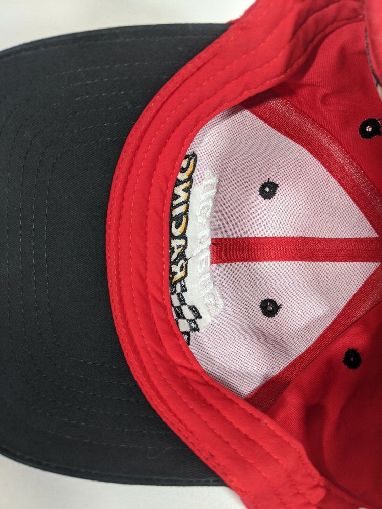 Snap On Hat Red Black Racing