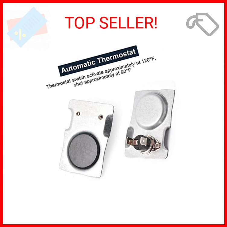 Hiorucet Gas Fireplace Magnetic Thermostat Switch, Automatic Temperature Sensor