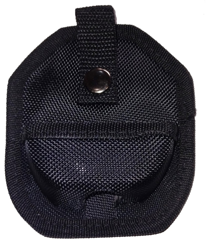 Quick Release Snap Closure Nylon Handcuff Case Belt Loop on Back HandCuffs