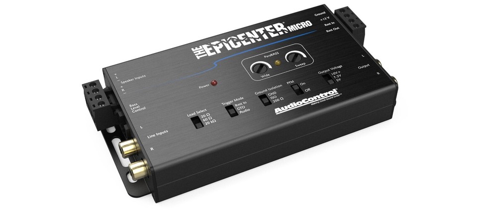 AUDIO CONTROL EPICENTER Micro bass restoration processor & line output converter