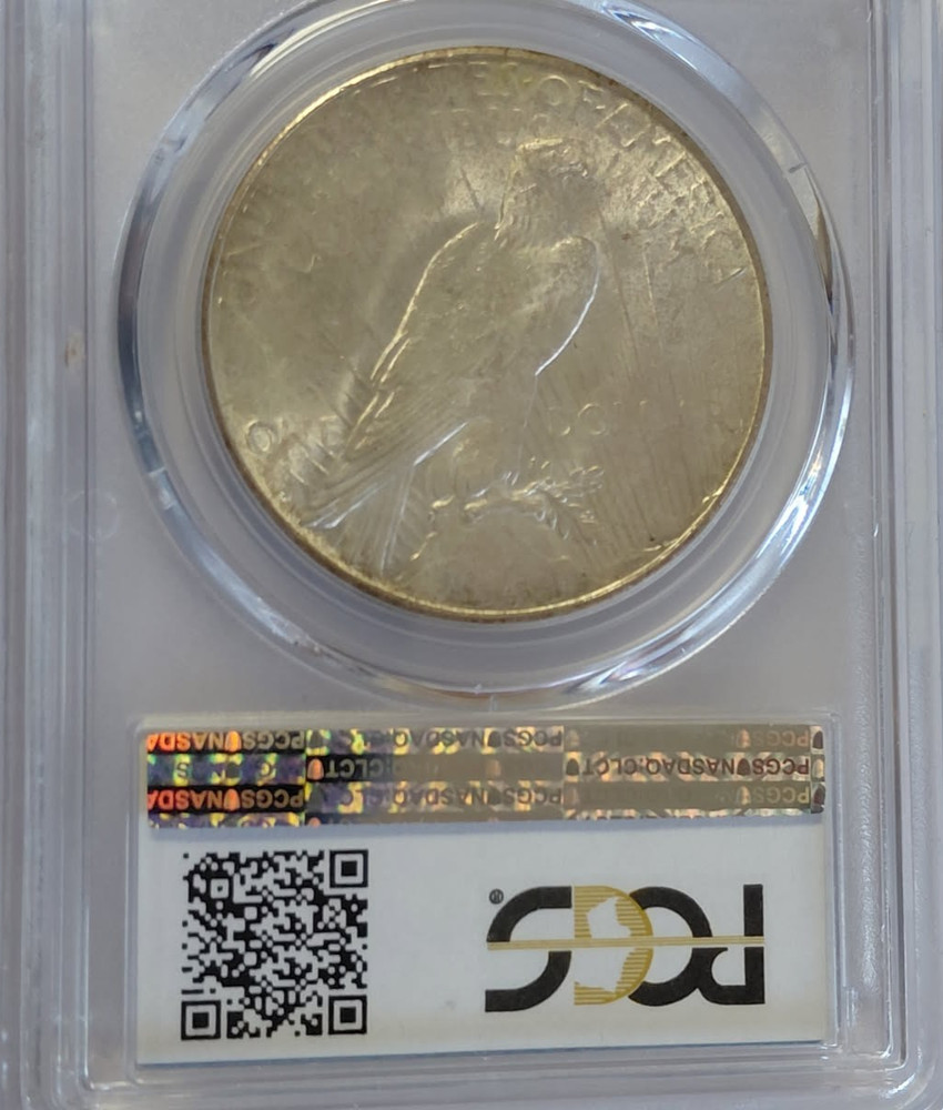 1923-S PCGS-64 PEACE SILVER DOLLAR