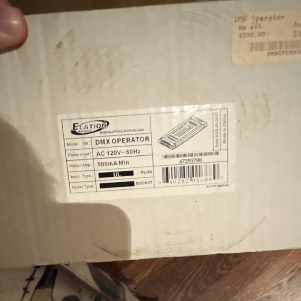 Elation DMX OPERATOR DMX Controller 12-Channel Rack Mountable MIDI USB