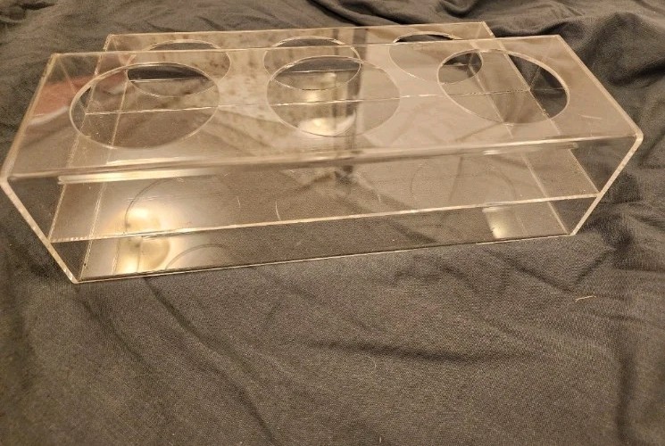 Acrylic Bottle Holder Display Shelf