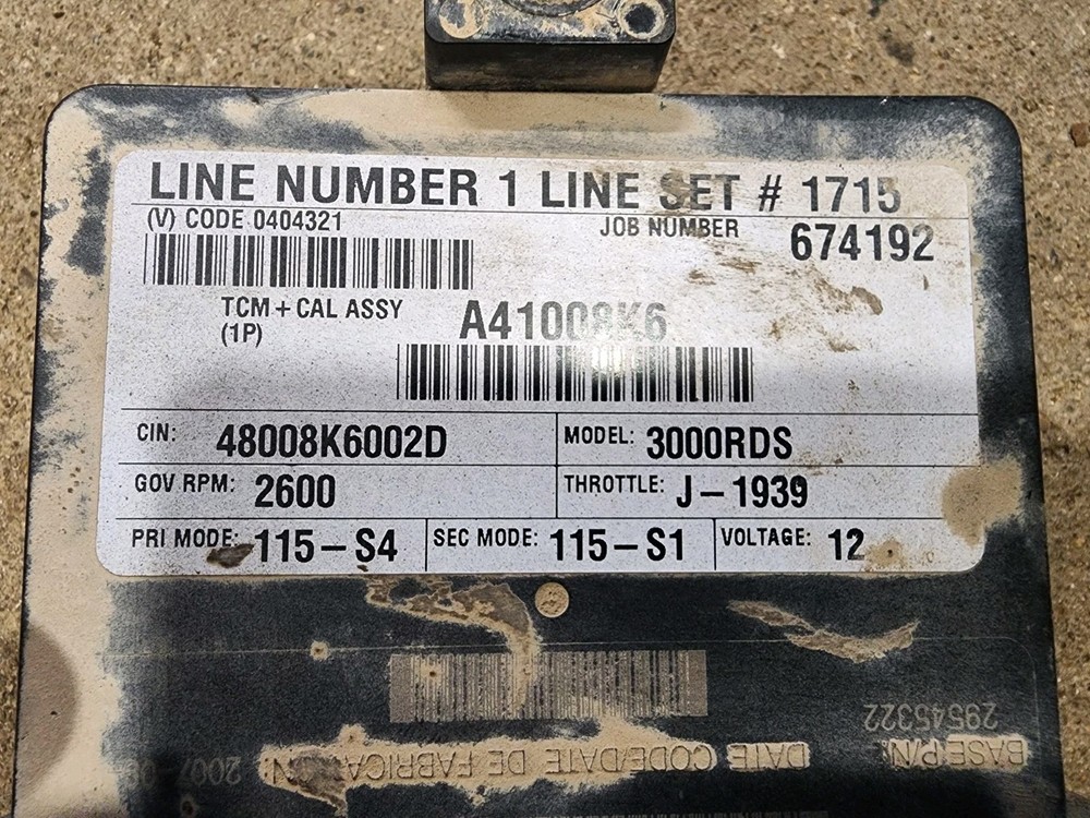 ALLISION TRANSMISSION CONTROL UNIT TCM 29545322
